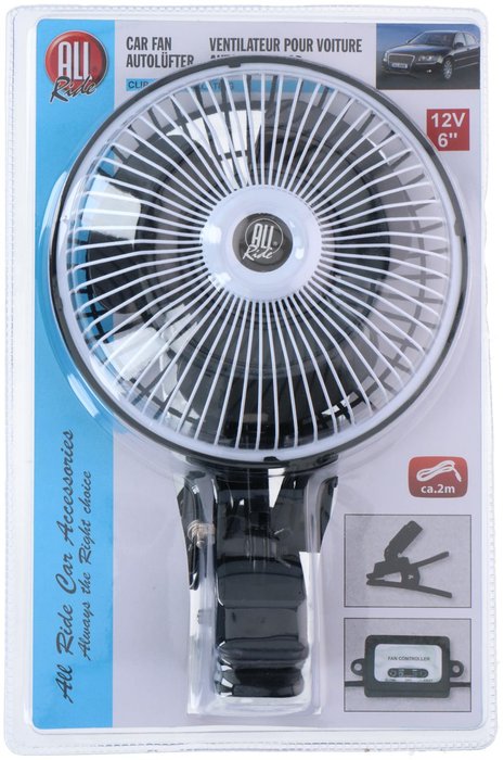 VENTILADOR 6" 12 V CLIP
