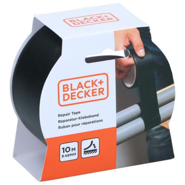 CINTA REPARA BLACK & DECKER 48MM X 10MT NEGRA