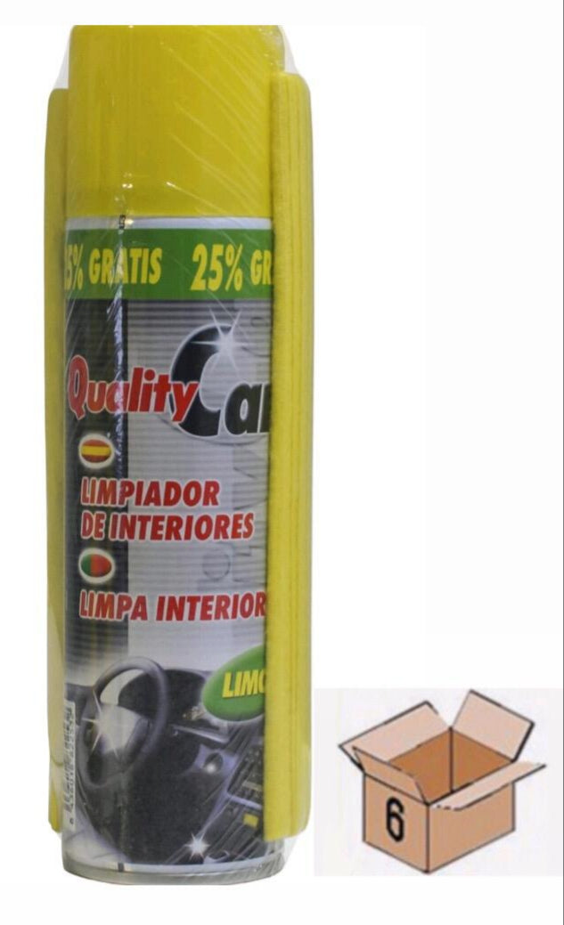 LIMPIA INTERIORES QUALITY CAR 335+BAYETA LIMON