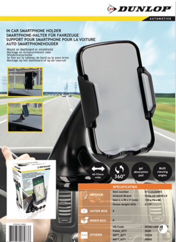 SOPORTE MOVIL VENTOSA DUNLOP