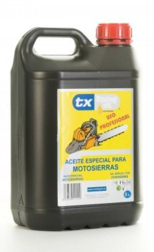 ACEITE MOTOSIERRA TX RACING OIL 5 LTS