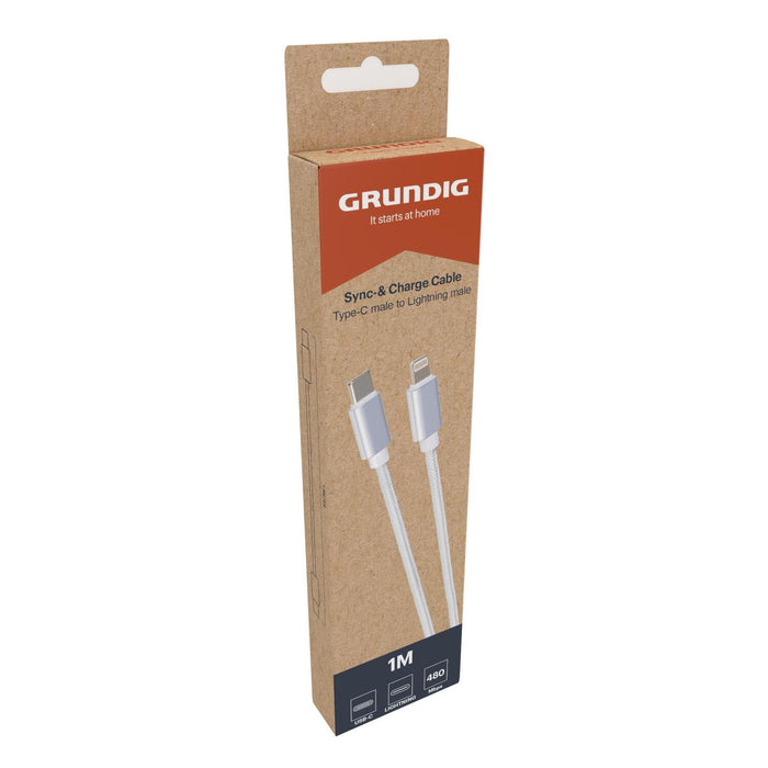 CABLE C/IPHONE GRUNDIG 1M