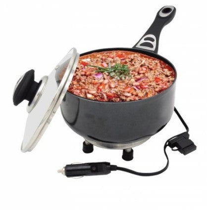 CACEROLA 24V 250W 18CMS CON TAPA