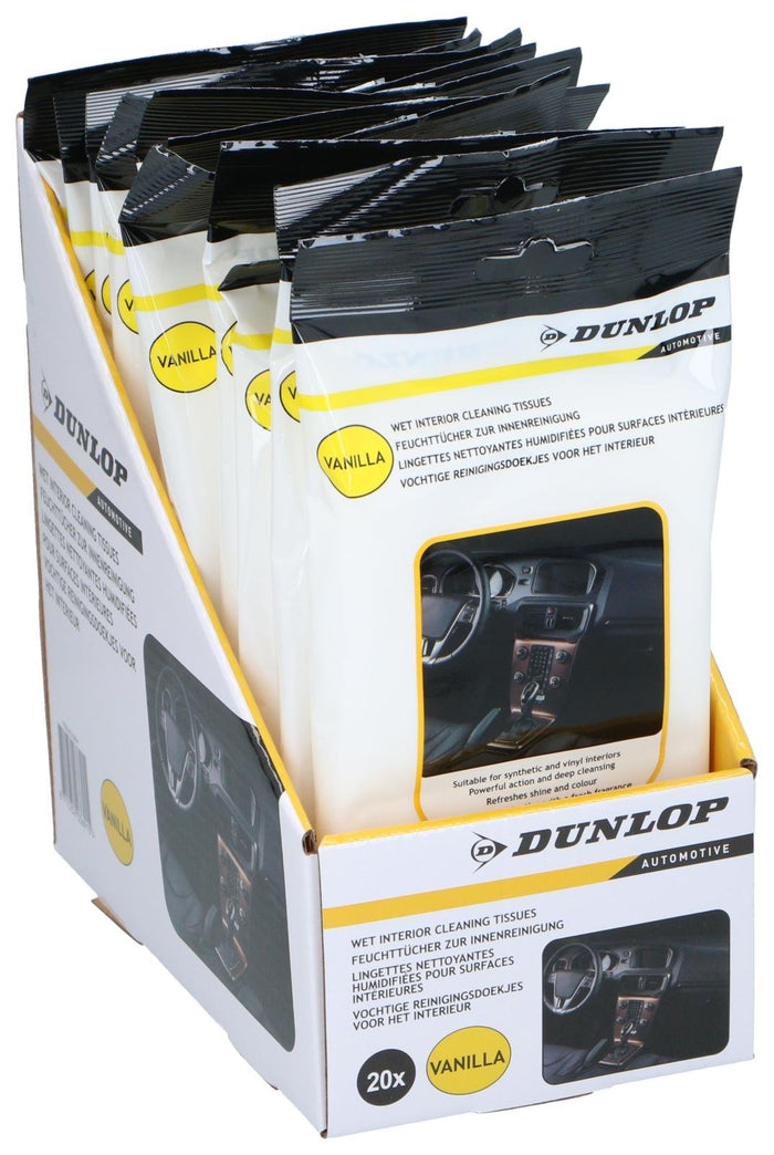 TOALLITAS SALPICADERO DUNLOP 20 UDS
