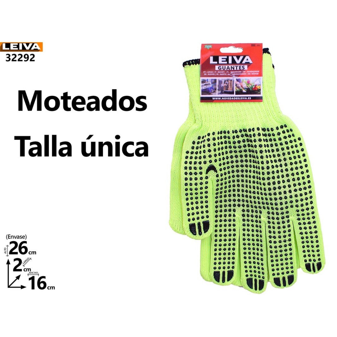 GUANTE TELA MOTEADO