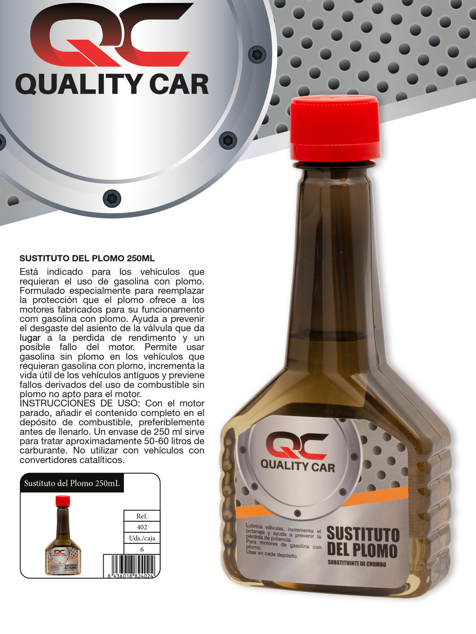 Sustituto del Plomo QC 250 ml