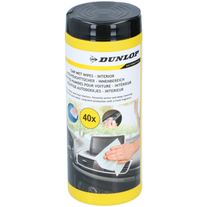 TOALLITAS SALPICADERO BOTE 40 UDS DUNLOP