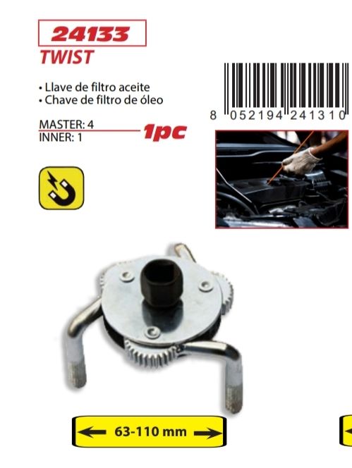 LLAVE FILTRO METALICA ROSCA