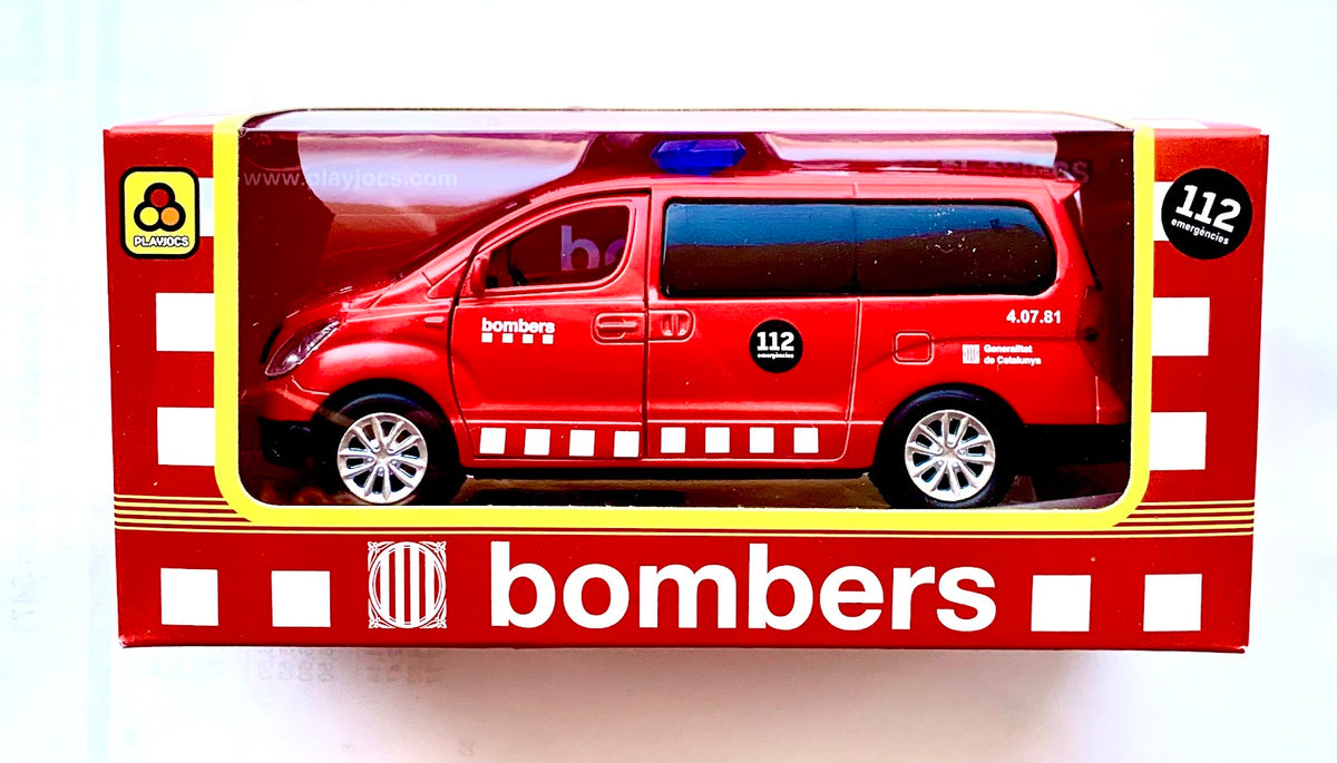 FURGONETA BOMBEROS ACRISTALADA