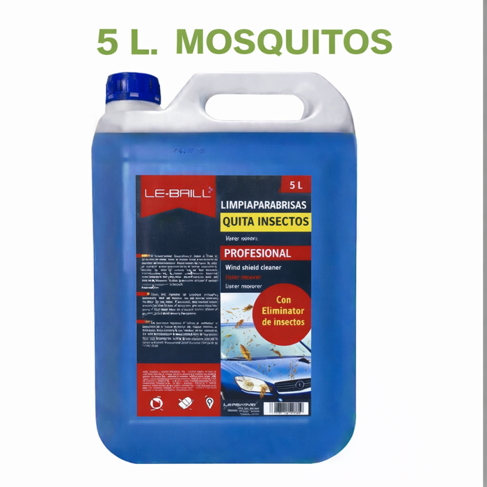 LAVAPARABRISAS LE-BRILL QUITA INSECTOS 5 L